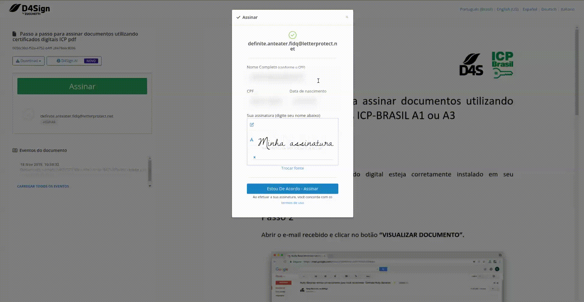 Assinar Documentos Sem Autenticação Adicional